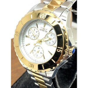 Invicta Women's Watch Angel 29110 Quartz Mother of Pearl Dial Two Tone Steel